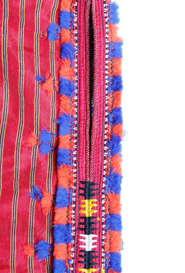 World Treasures Authentic 1940s Afghan Embroidered Patchwork Kaftan - 6