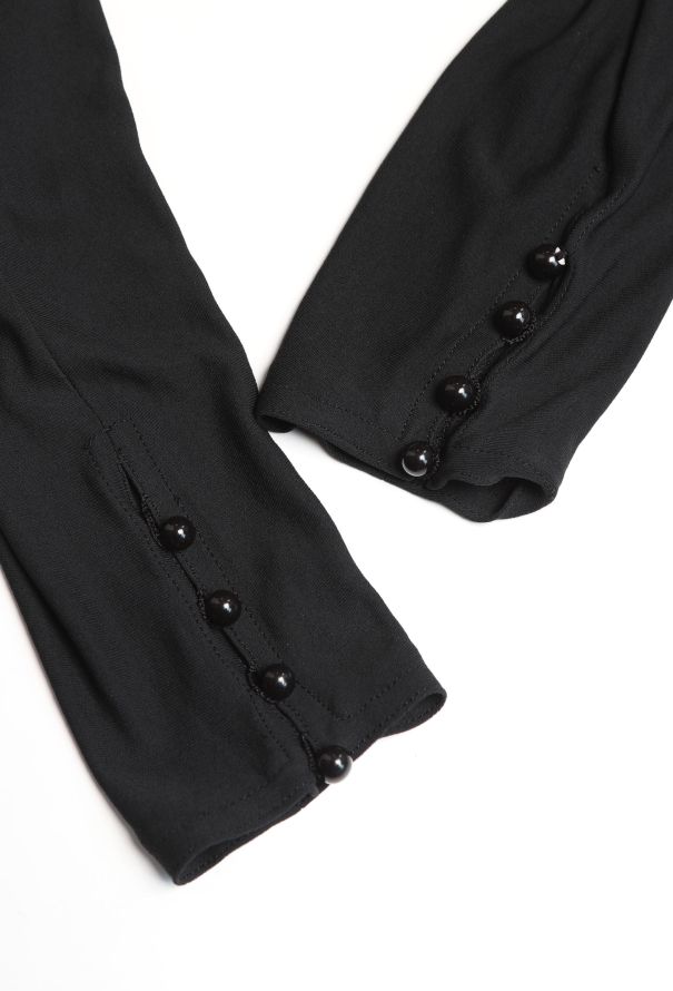 Chloé RARE F/W 1979 Embroidered Slit Dress - 10