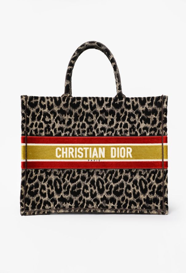 Dior Large Leopard Mizza Book Tote, F/W 2021 - 1