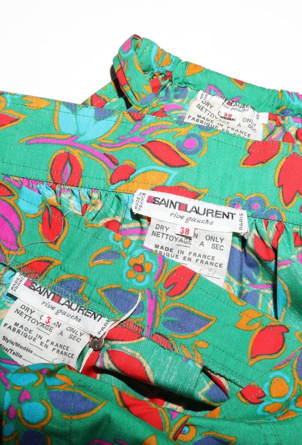 Saint Laurent S/S 1983 3-Piece Cotton Ensemble - 7