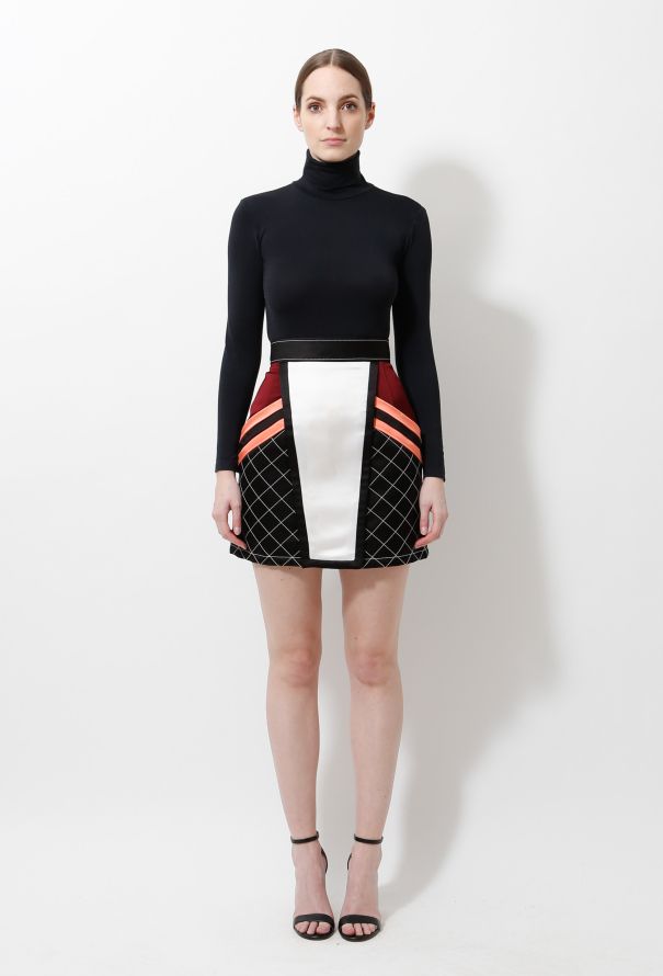 Louis Vuitton Quilted Colorblock Skirt - 4