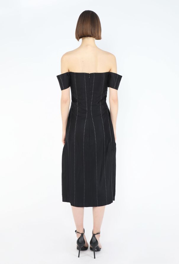 Alexander McQueen Late '90s Striped Bustier Dress - 5