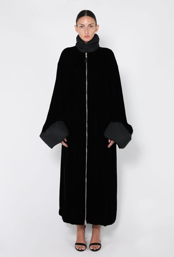 Jean Paul Gaultier Velvet Zip Gown, F/W 1999 - 1