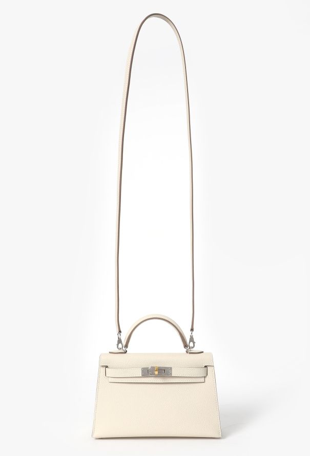 Hermès Craie Epsom Mini Kelly II Sellier Electrum - 4