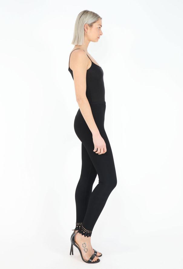Alaïa Re-Edition '92 Laser-cut Leggings - 3