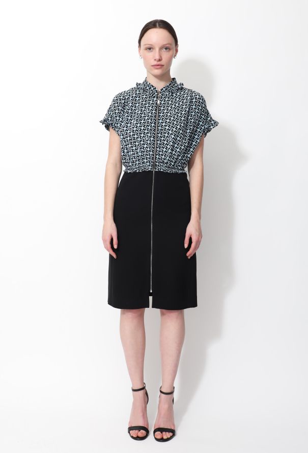 Louis Vuitton Monogram Graphic Bicolor Dress - 1