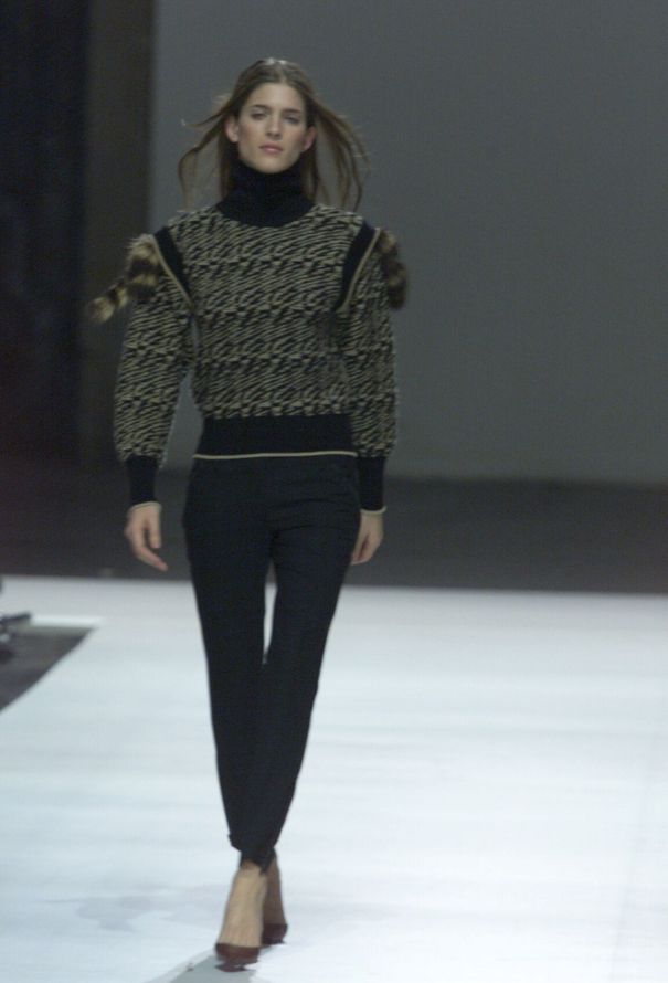 Balenciaga Collector F/W 2000 Cashmere Fur Sweater - 2