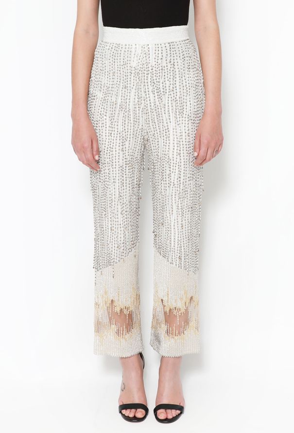 Rodarte S/S 2016 Sequin Fringe Trousers - 3