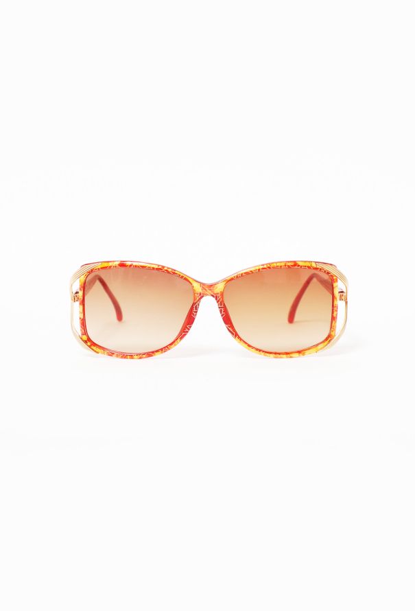 Christian Dior Vintage Graphic Frame Sunglasses - 1
