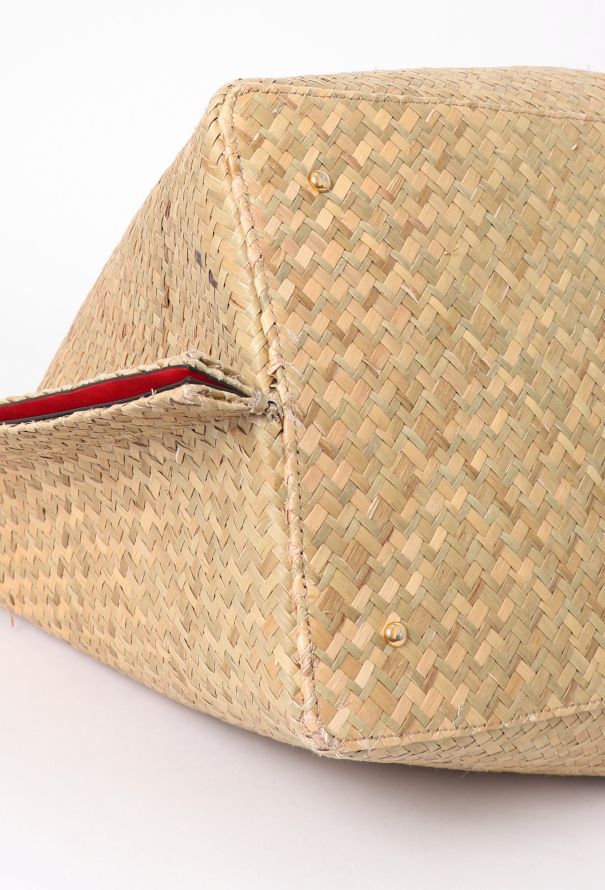 Valentino Raffia Vlogo Escape Tote Bag - 9