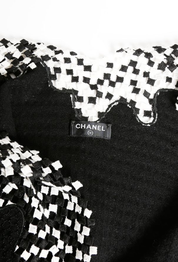 Chanel S/S 2011 Bicolor Lattice Dress - 5