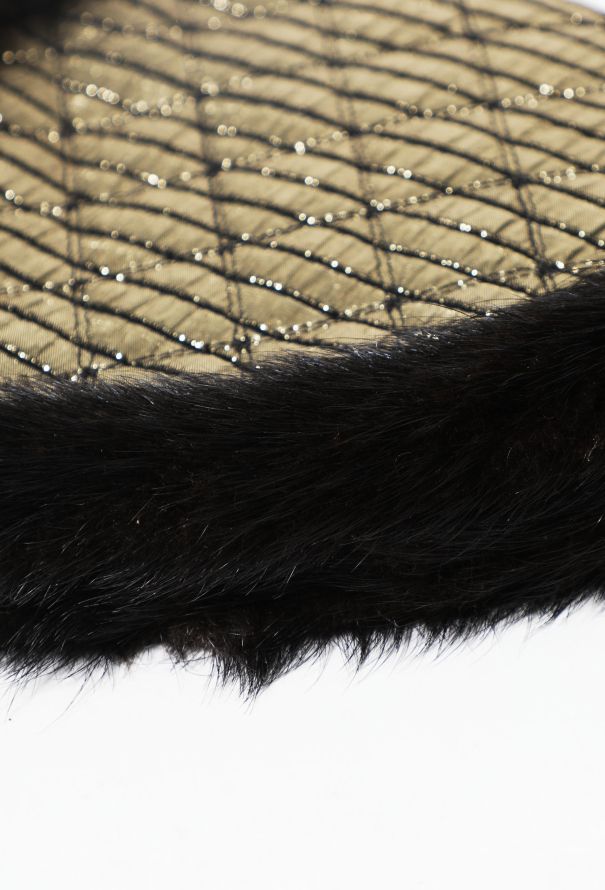 Jean-Louis Scherrer Fur Lamé Evening Bag - 7