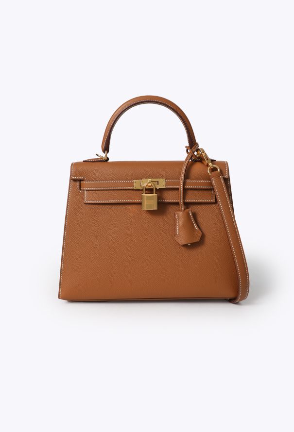 Hermès 2023 Gold Epsom Kelly Sellier 25 - 4