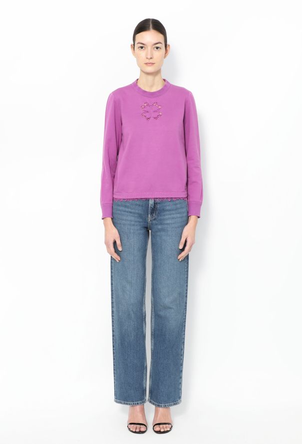 Chanel 2019 Embroidered Clover Sweatshirt - 2