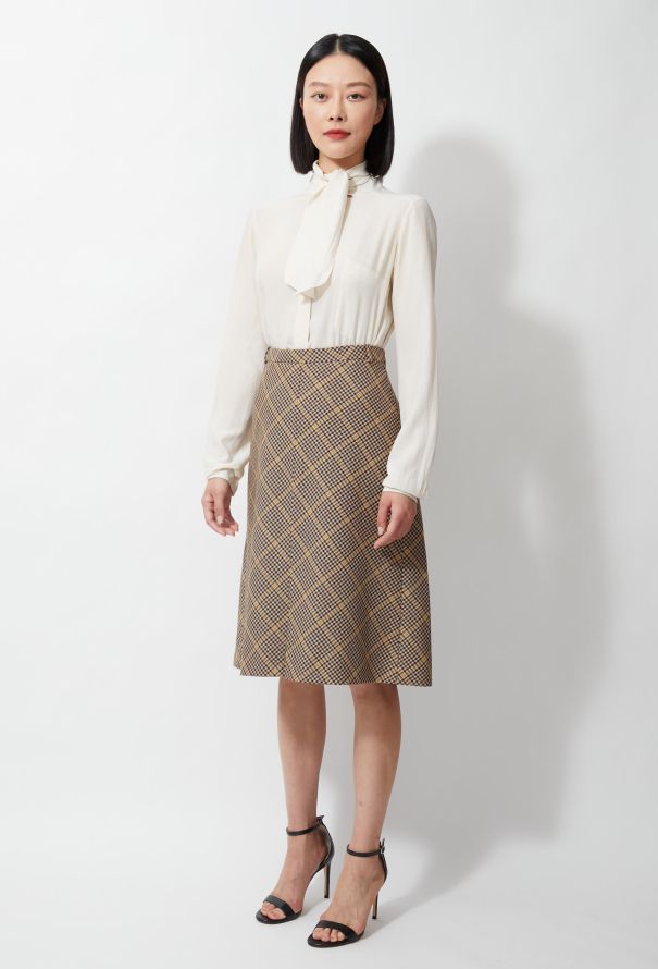 Balenciaga F/W 2016 Plaid Skirt - 4