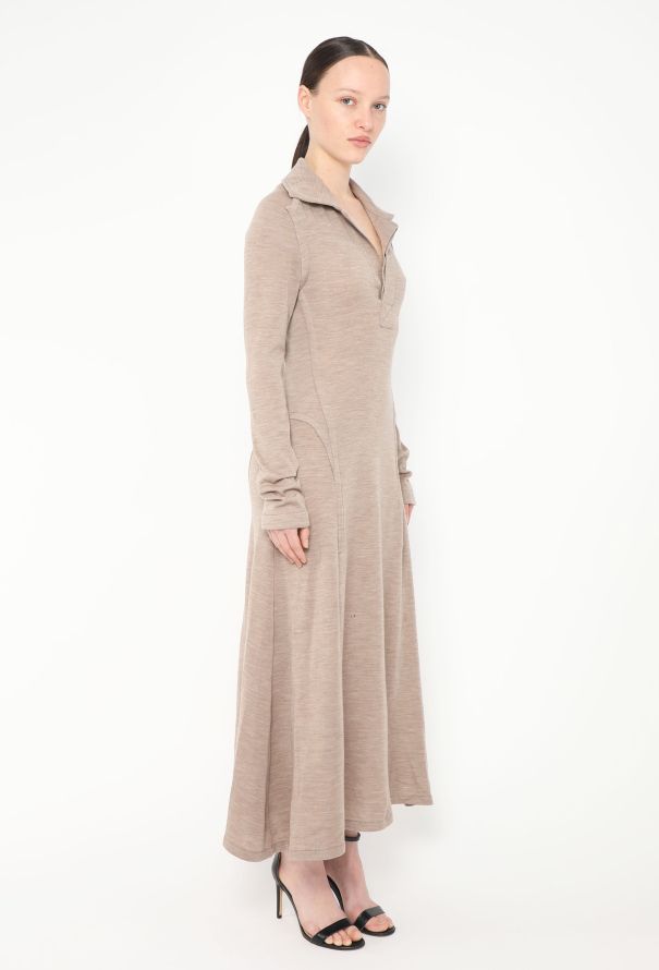 Bottega Veneta 2021 Heathered Maxi Dress - 4