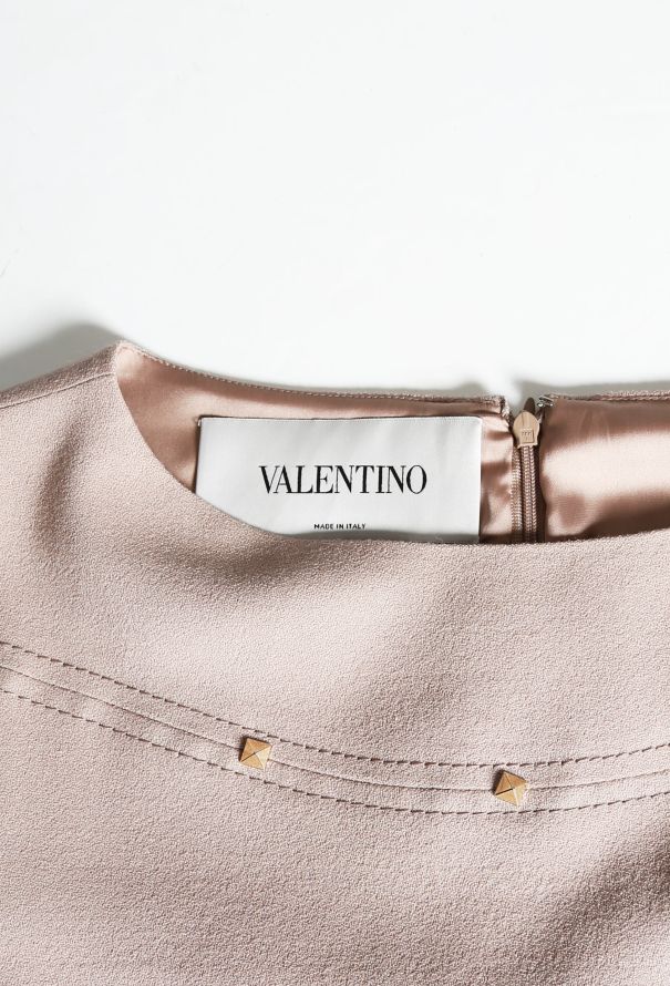 Valentino F/W 2011 Studded Crêpe Dress - 6