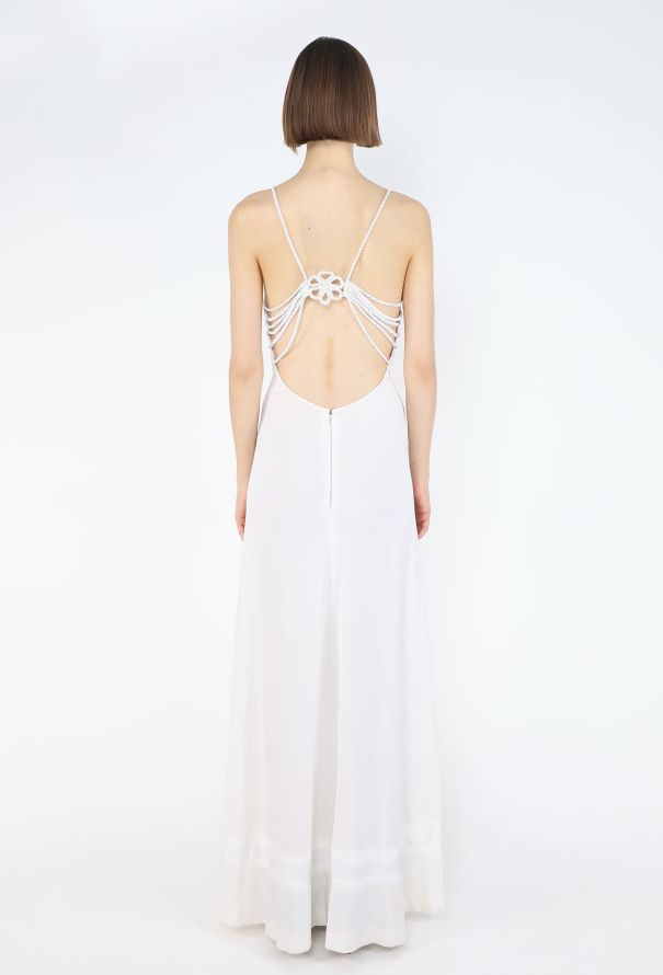 Azzaro 1975 Strass Butterfly Open-Back Gown - 7
