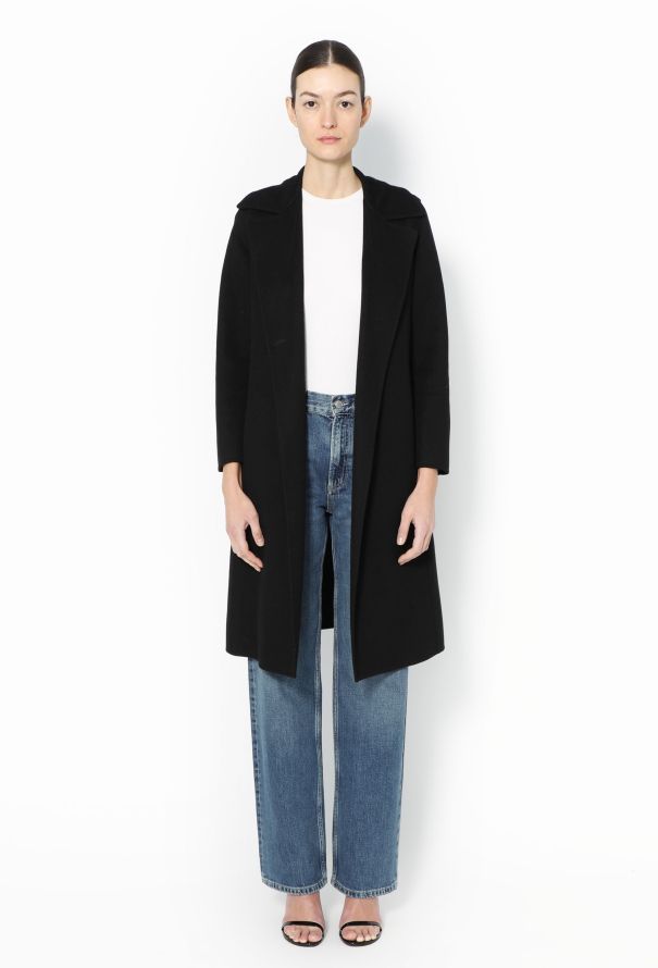Saint Laurent 2017 Belted Wool Coat - 2