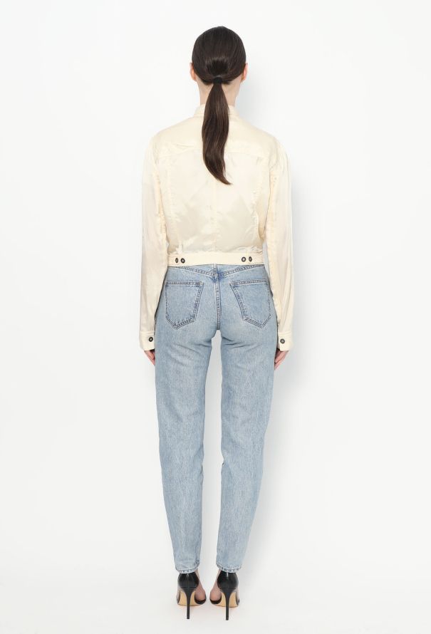Balenciaga S/S 2003 Cropped Zip Top - 5