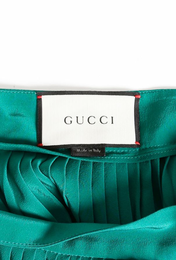 Gucci 2016 Pleated Silk Skirt - 4