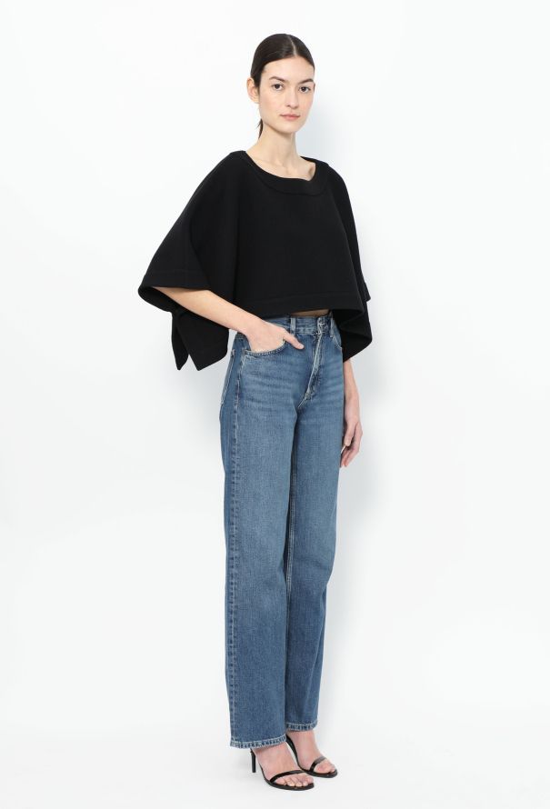 Valentino F/W 2020 Wool Cape Top - 4