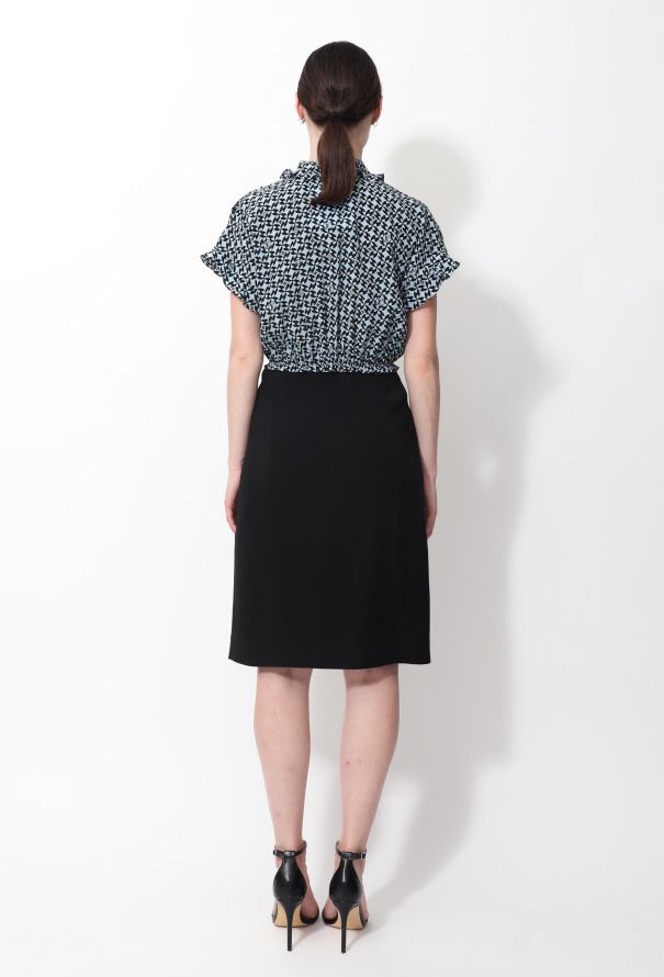Louis Vuitton Monogram Graphic Bicolor Dress - 3