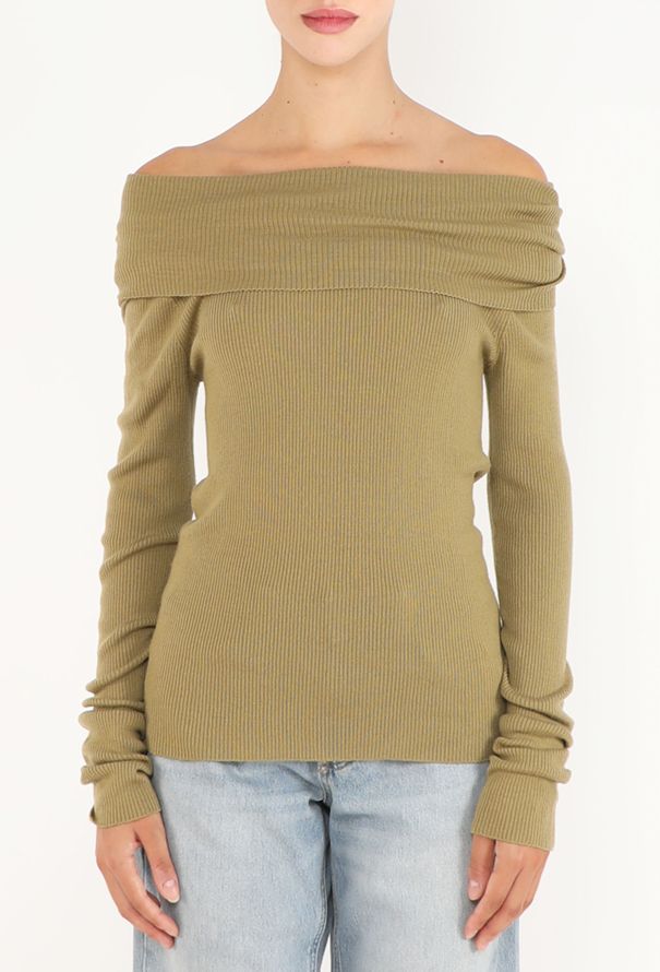 Phoebe Philo Ribbed Off-Shoulder Top, 2026 - 3