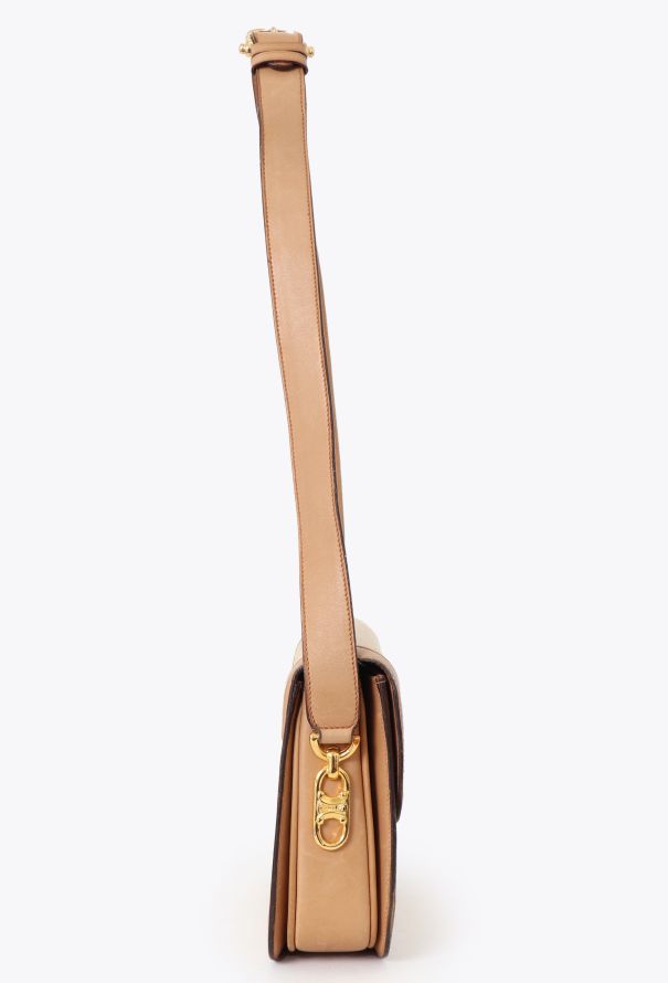 Céline Vintage Canvas Triomphe Shoulder Bag - 3