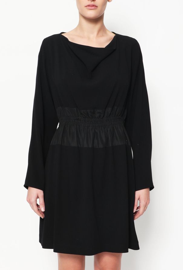 Balenciaga Cinched Silk Crêpe Dress - 2