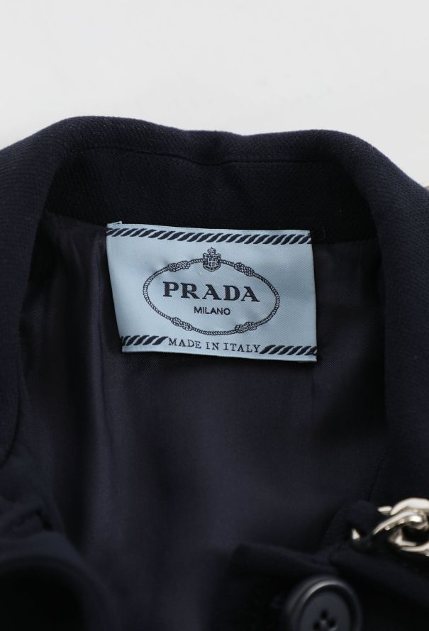 Prada 2015 Chainlink Collar Mod Dress - 5