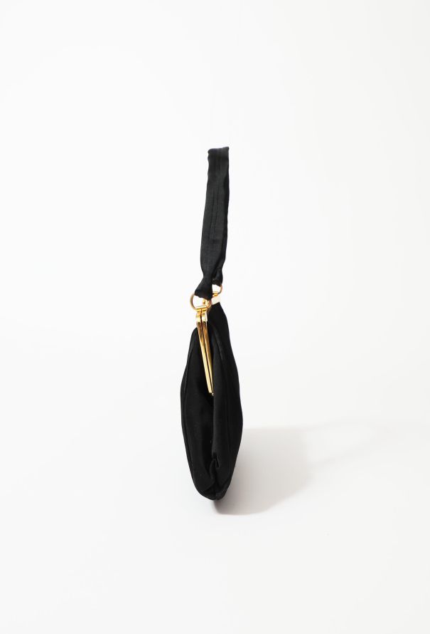 Exquisite Vintage Pleated Satin Minaudière - 3