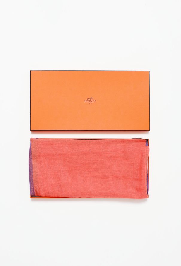 Hermès Tricolor Cashmere Shawl - 2