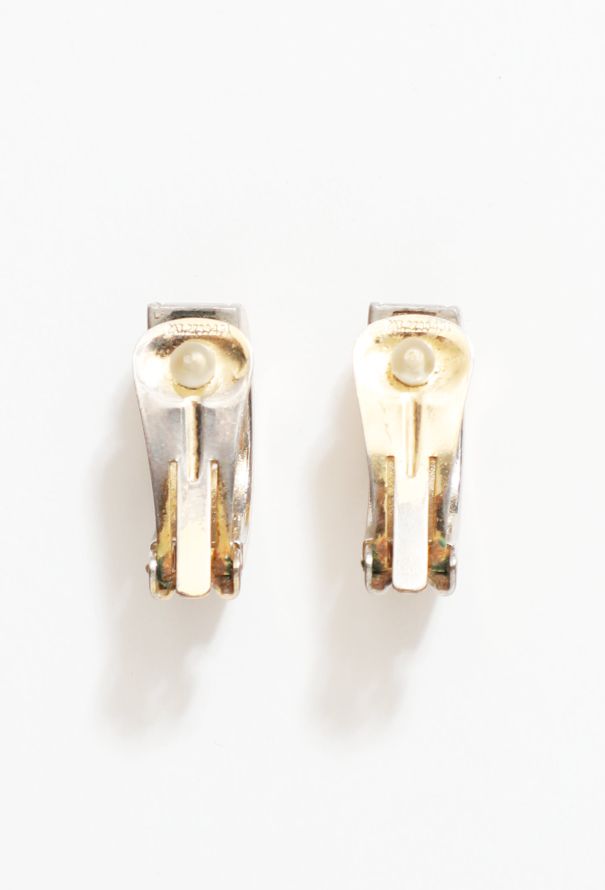 Balenciaga Vintage Chainmail Clip Earrings - 4