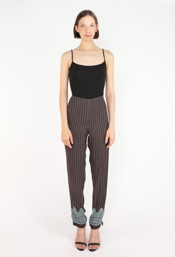 Jean Paul Gaultier Pinstripe Lace Suit, S/S 1997 - 5