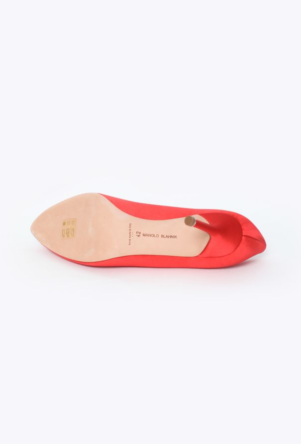Manolo Blahnik Hangisi 70 Satin Pump - 6