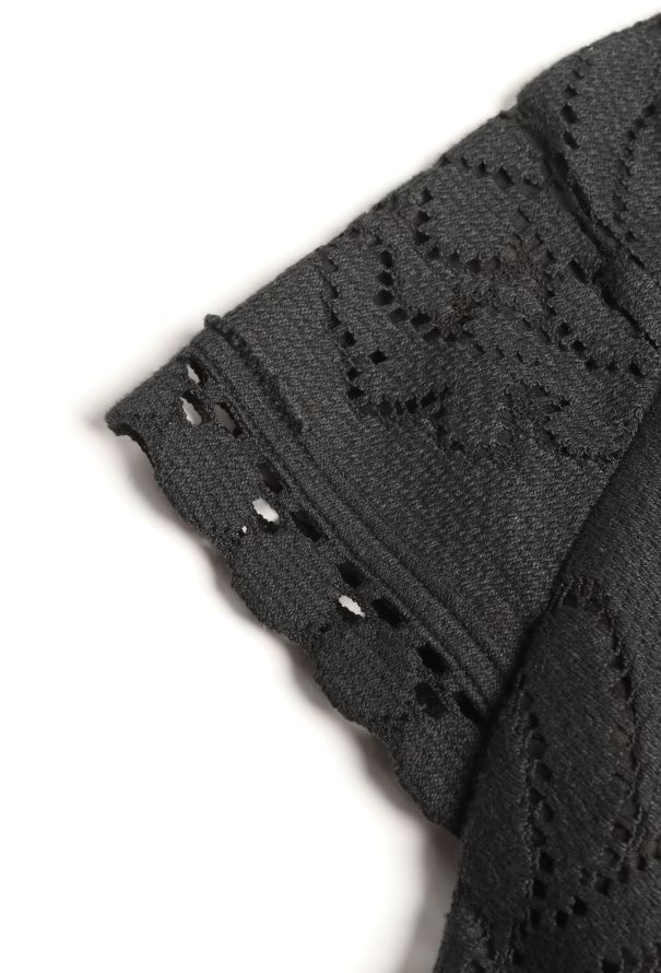 Valentino S/S 2012 Crochet Lace Dress Black - 10