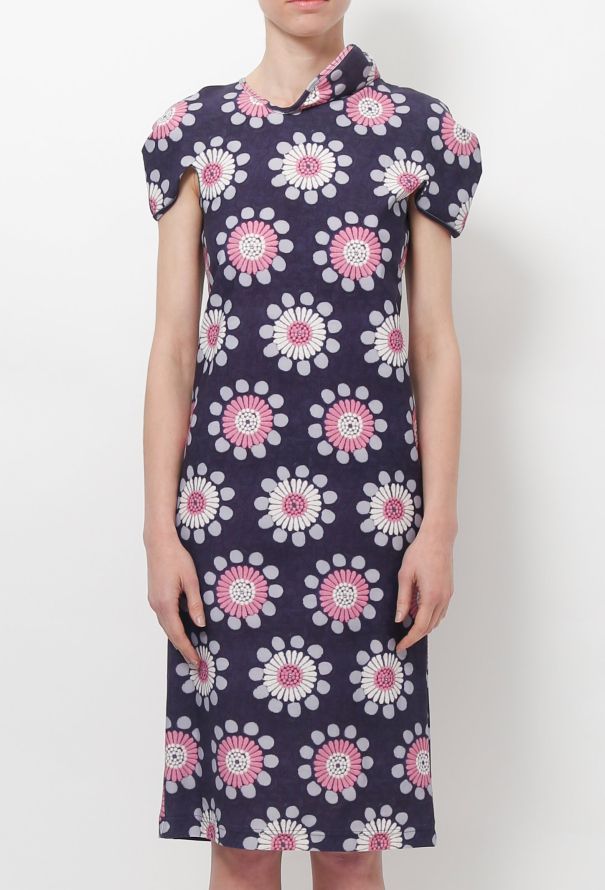 Comme des Garçons Sunflower Floral Dress - 2