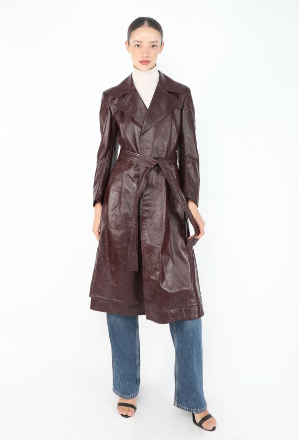 Bottega Veneta Lambskin Belted Trench, F/W 2022 - 1