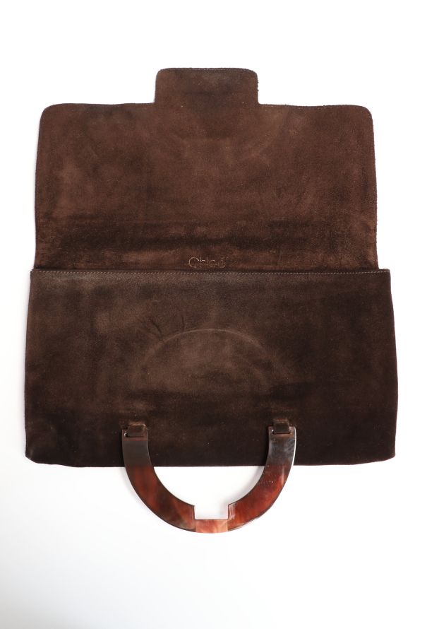 Chloé Early 2000s Suede Clutch - 12