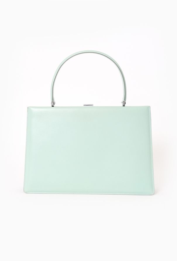 Céline S/S 2017 Blue Medium Clasp Bag - 4