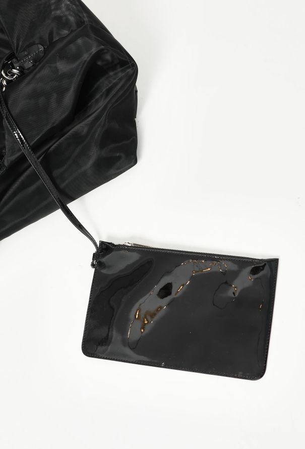 Valentino Black Mesh Floral Tote Bag - 13