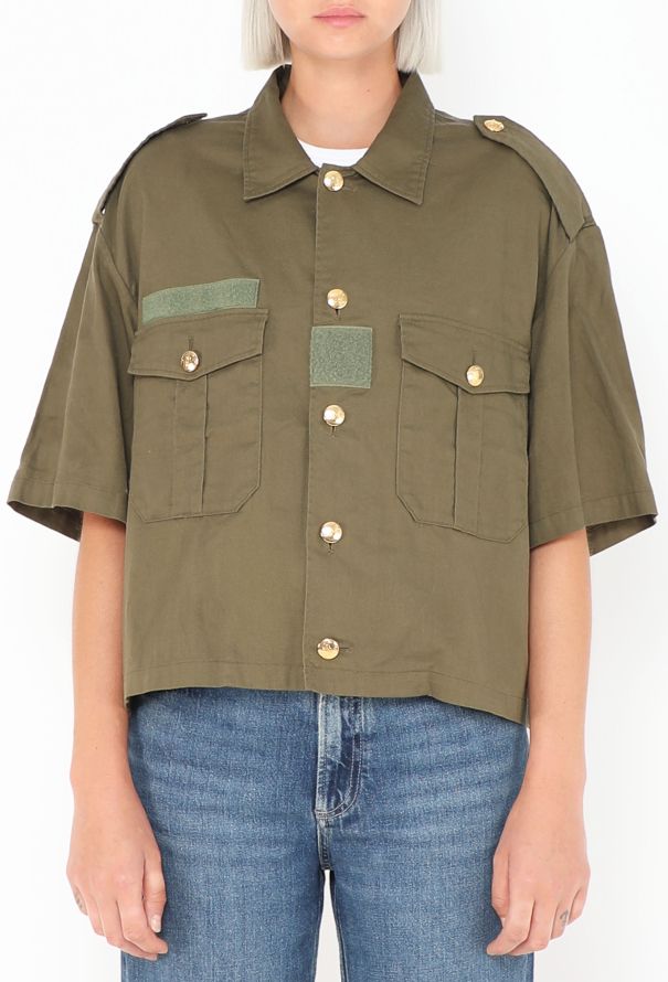Céline 2021 Cotton Utility Overshirt - 1