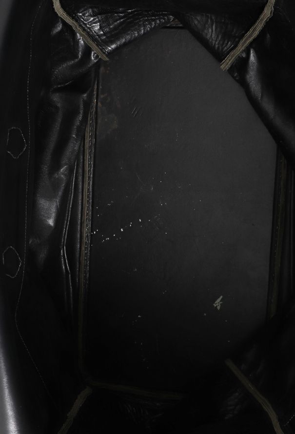 Hermès 1960s Black Calfskin Drag Travel Bag - 12