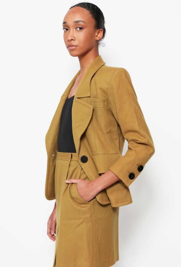 Saint Laurent Fall 1989 Jacket & Skirt Set - 3