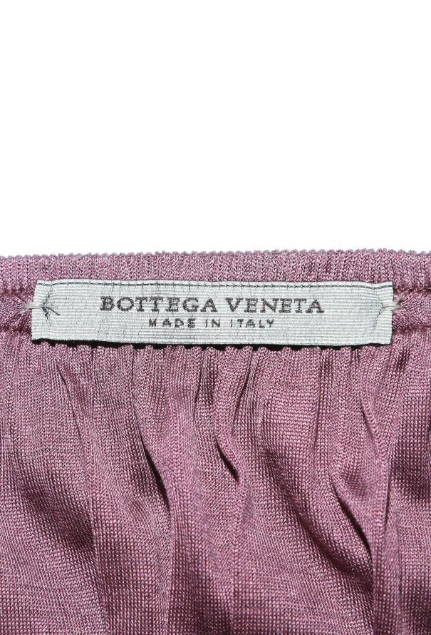 Bottega Veneta S/S 2007 Ruched Silk Halter Dress - 6