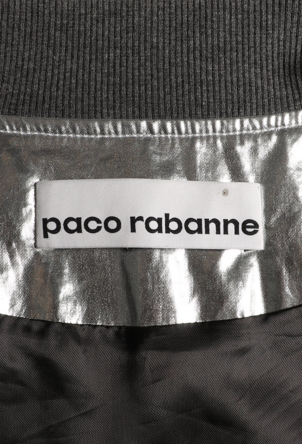 Paco Rabanne 2018 Metallic Bomber Jacket - 7