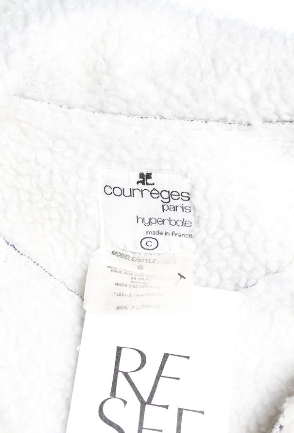 Courrèges 70s Shearling Lined Parka Coat - 6