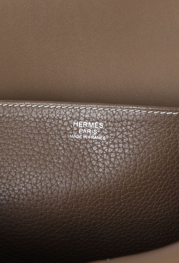 Hermès Étoupe Taurillon Clémence Halzan 31 - 15