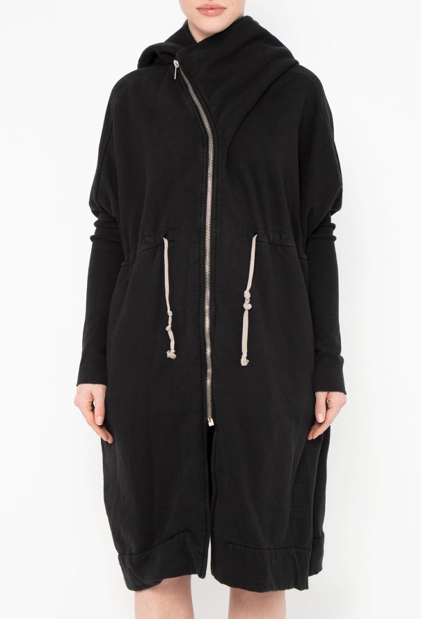 Rick Owens Drkshdw Asymmetrical Hoodie Dress - 2